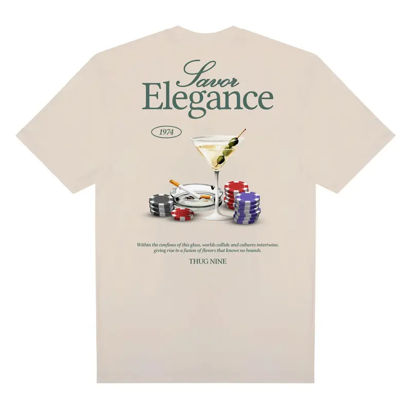 CAMISETA THUG NINE ELEGANCE KAKI