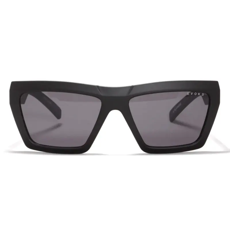 OCULOS DE SOL EVOKE OUTLAW BIG A11 BLACK MATTE SILVER GRAY TOTAL UNICA