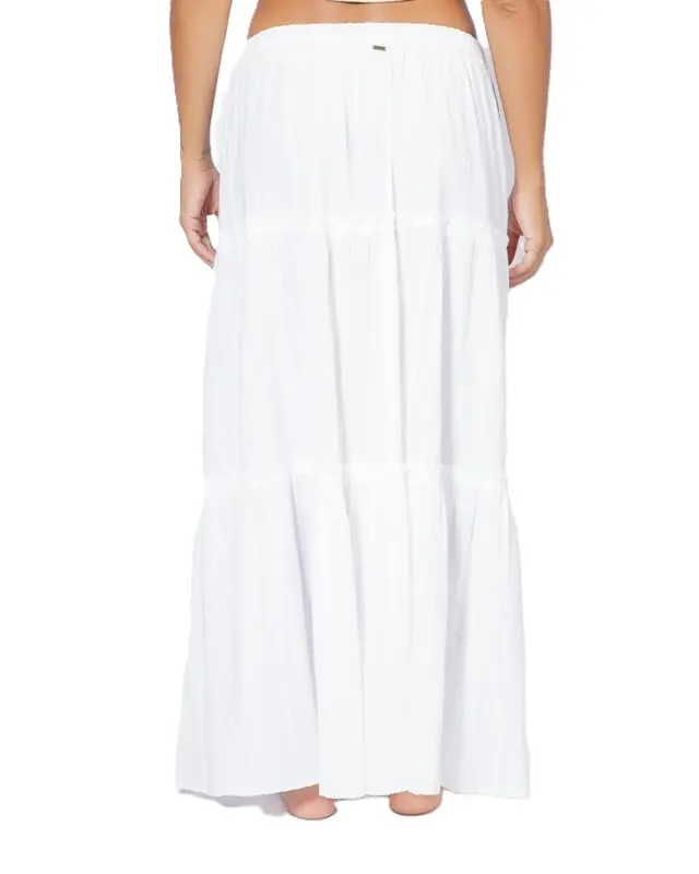 SAIA RIP CURL HAZE TIERED MAXI WHITE