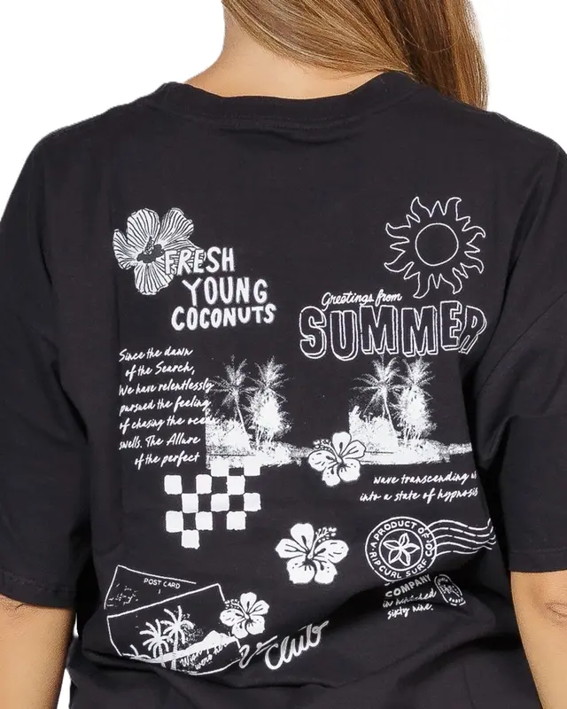 CAMISETA RIP CURL LUAU 0090-BLACK