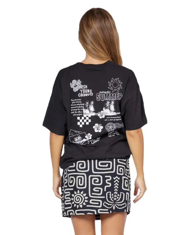 CAMISETA RIP CURL LUAU 0090-BLACK