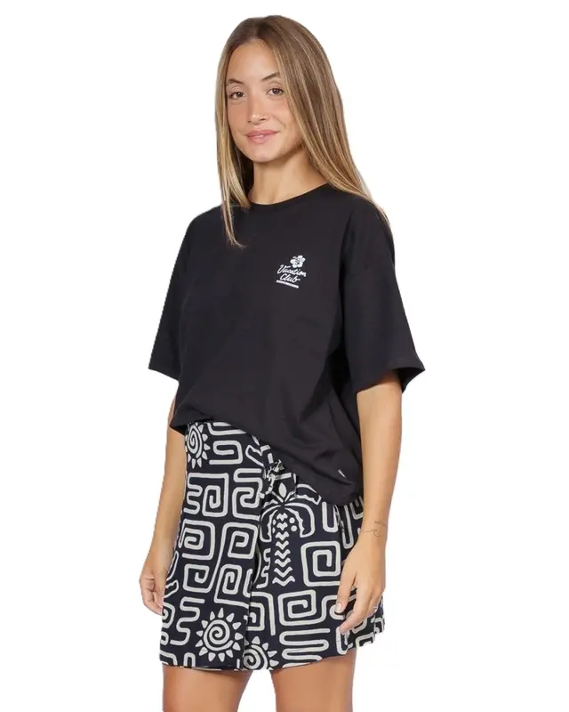 CAMISETA RIP CURL LUAU 0090-BLACK