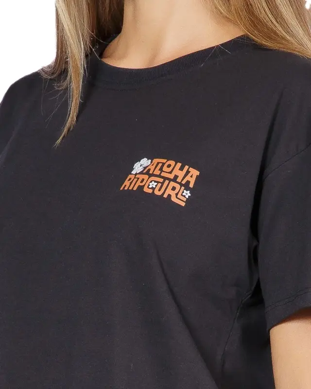 CAMISETA RIP CURL ALOHA STATE 0090-BLACK