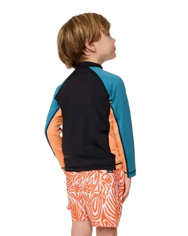 CAMISETA RIP CURL UV SHOCK UPF INFANTIL 1276-STORM BLUE