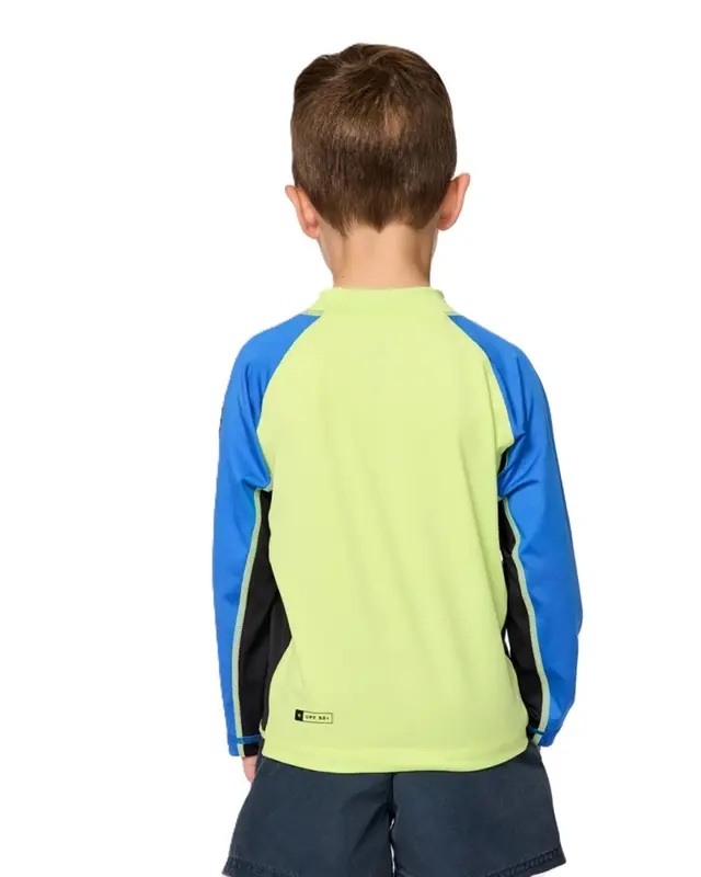 CAMISETA RIP CURL UV SHOCK UPF INFANTIL 4078-LIME