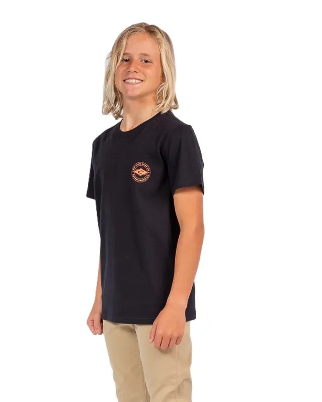 CAMISETA RIP CURL STRINGER JUVENIL 0090-BLACK