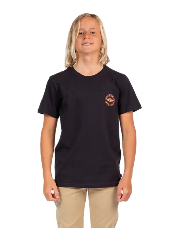 CAMISETA RIP CURL STRINGER JUVENIL 0090-BLACK
