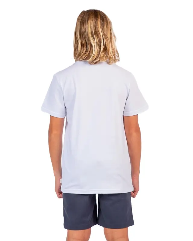 CAMISETA RIP CURL BRAND ICON JUVENIL 1000-WHITE