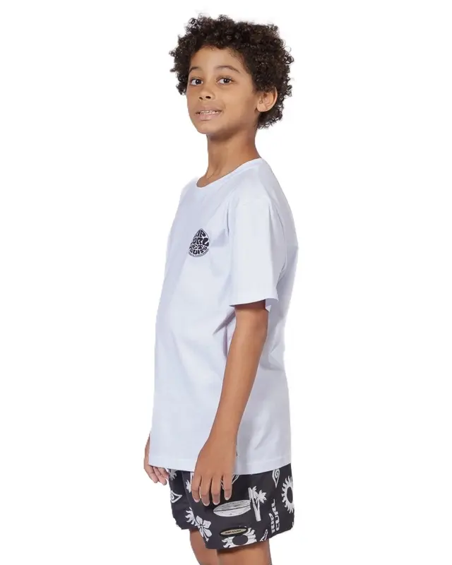 CAMISETA RIP CURL WETTIE SUIT ICON JUVENIL 1000-WHITE