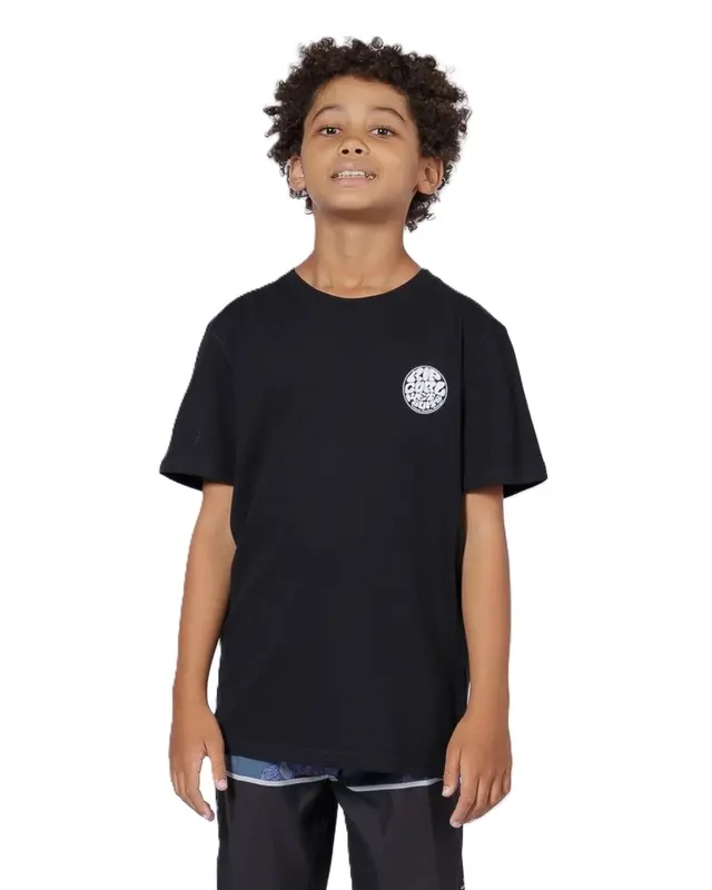 CAMISETA RIP CURL WETTIE SUIT ICON JUVENIL 0090-BLACK