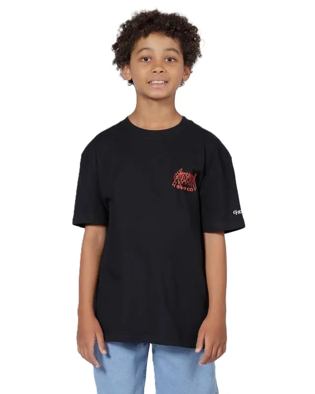 CAMISETA RIP CURL ARCHIVE DRAGON GM JUVENIL 0090-BLACK