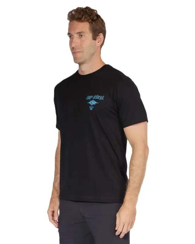 CAMISETA RIP CURL FADED OUT 0090-BLACK