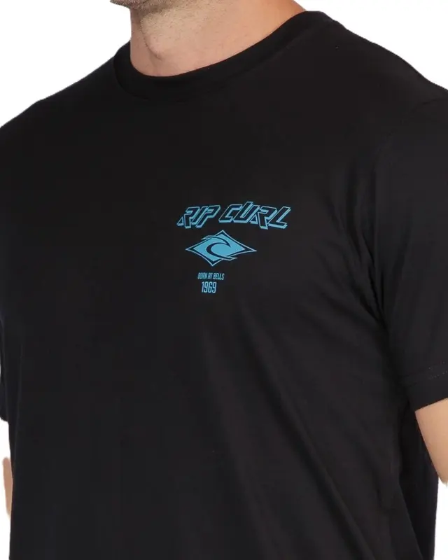 CAMISETA RIP CURL FADED OUT 0090-BLACK