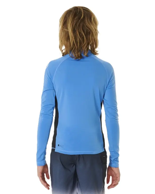 CAMISETA RIP CURL ICONS UV BRUSHED JUVENIL BLUE GUM
