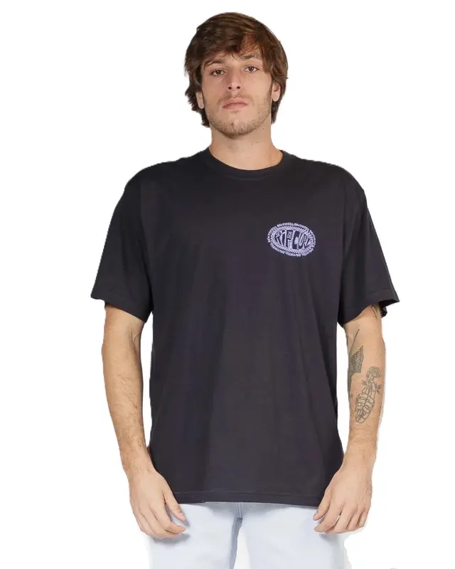 CAMISETA RIP CURL OVAL GM WASHED BLACK