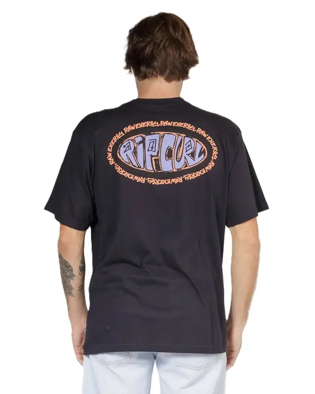 CAMISETA RIP CURL OVAL GM WASHED BLACK