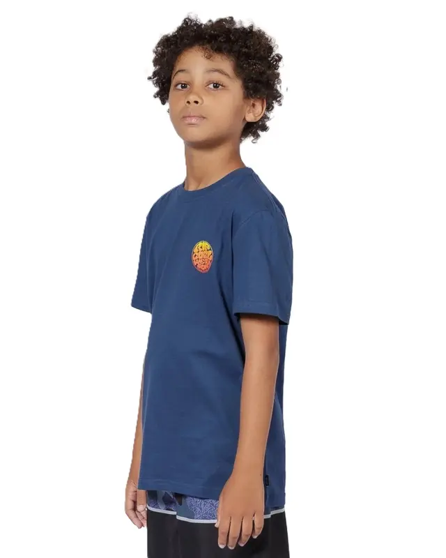 CAMISETA RIP CURL WETTIE PASSAGE ICON JUVENIL 2359-LIGHT NAVY