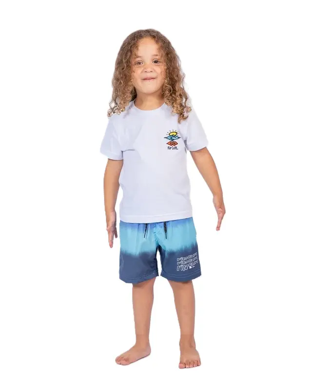 CAMISETA RIP CURL SEARCH ICON INFANTIL 1000-WHITE