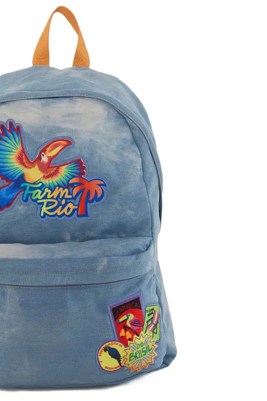 MOCHILA FARM XODO PACTCH RIO AZUL
