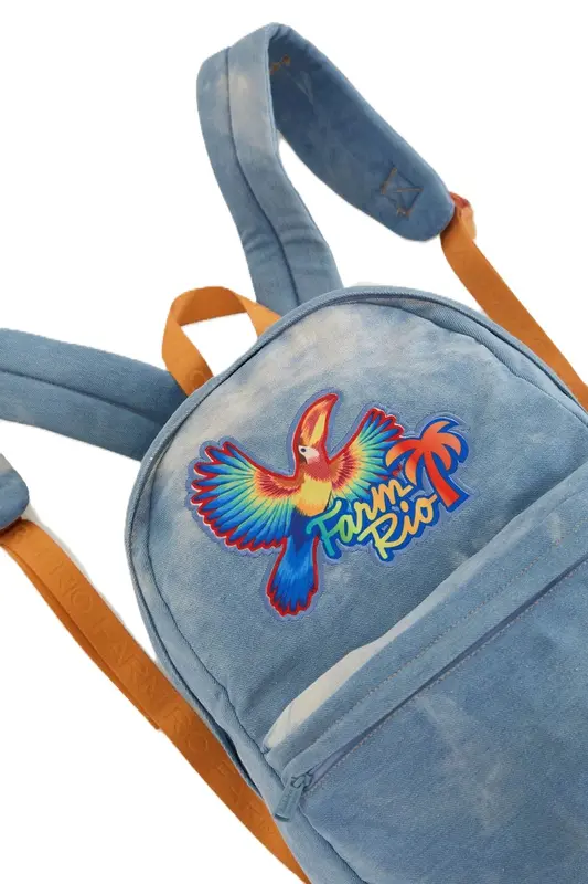 MOCHILA FARM XODO PACTCH RIO AZUL