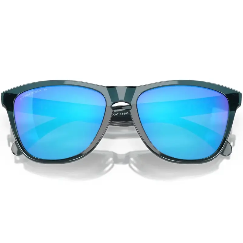 OCULOS OAKLEY FROGSKINS - CRYSTAL BLACK W/PRIZM SAPPHIRE POLARIZED