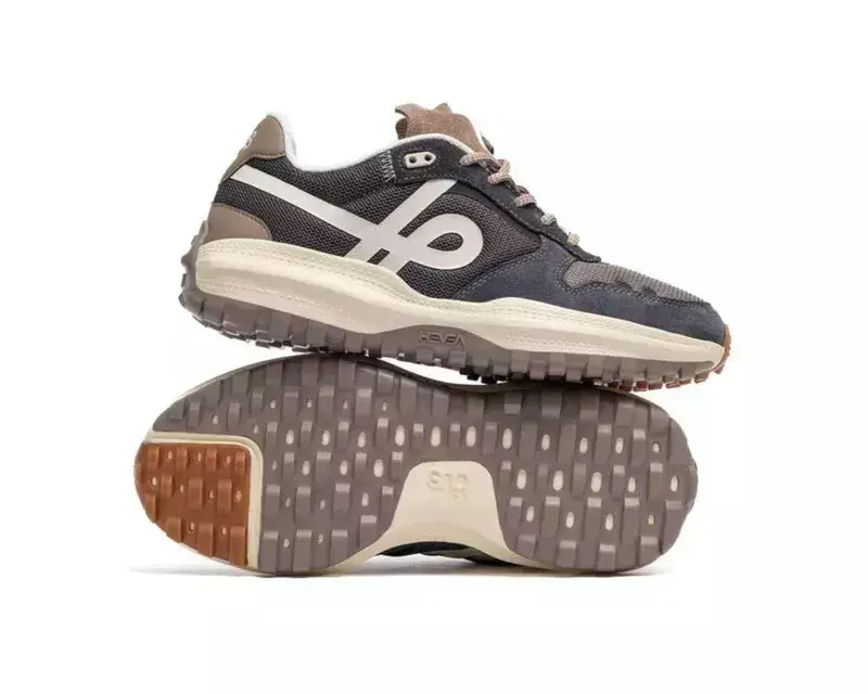 TENIS ÖUS HEVEA DOTS CINZA CHANTILLY BEGE ESC OE