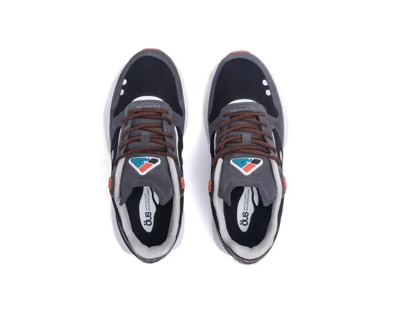 TENIS ÖUS HEVEA DOTS CINZA PRT LARANJA PAPRIKA OE