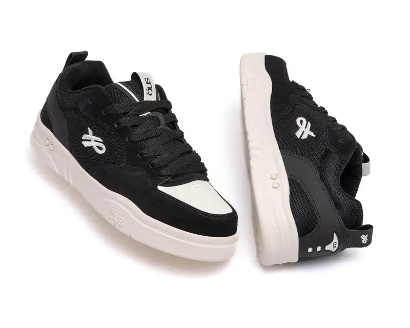 TENIS OUS FLUENTE COURO PRT CHANTILLY ESSENCIAL