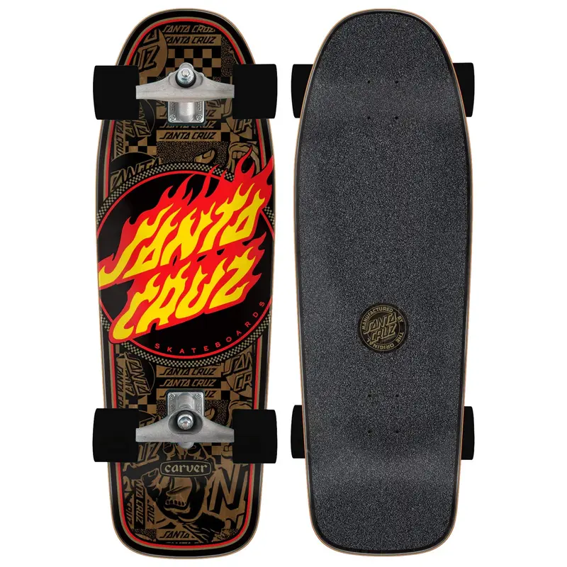 SKATE CRUZER FLAME DOT CARVER ROUTE