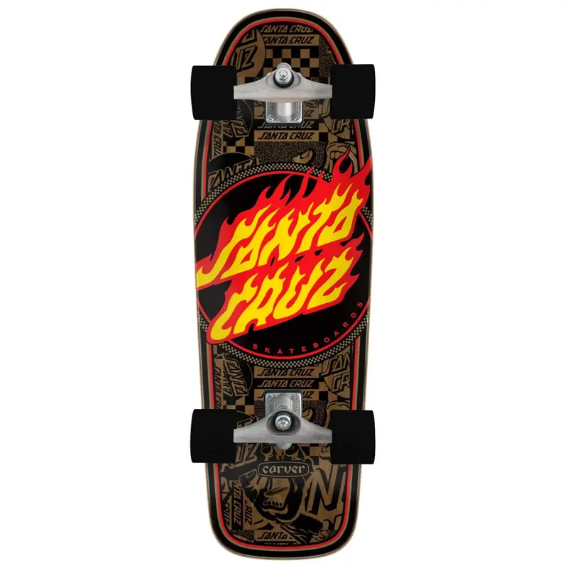 SKATE CRUZER FLAME DOT CARVER ROUTE
