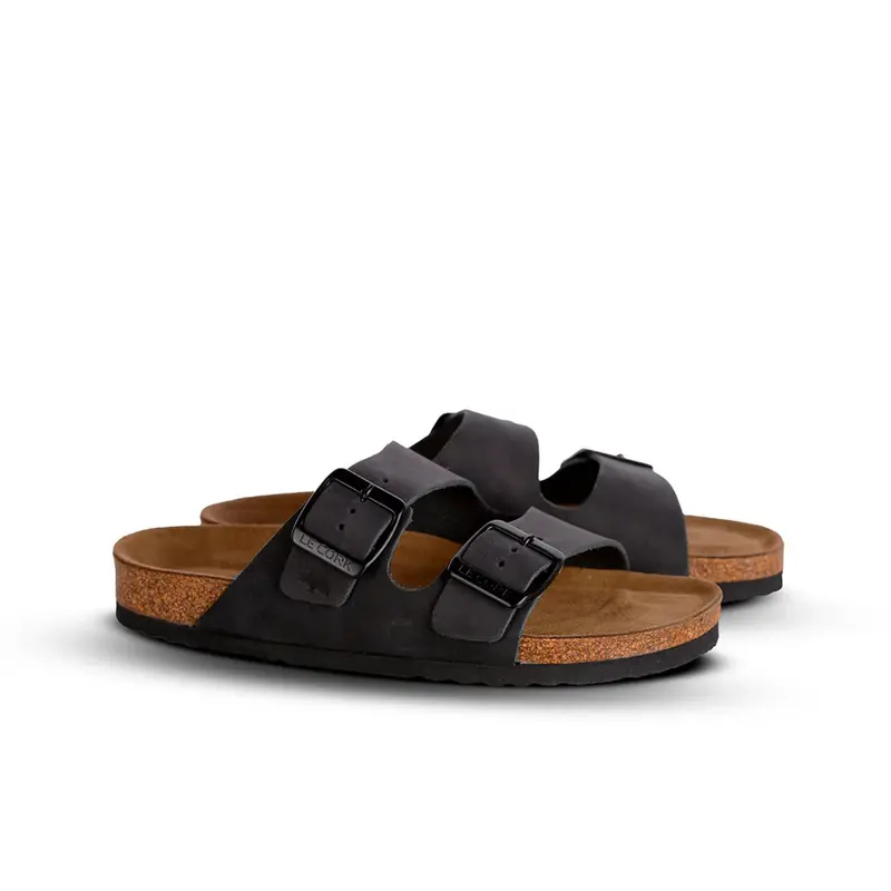 SANDALIA LE CORK LISBOA PRETO ESTONADO