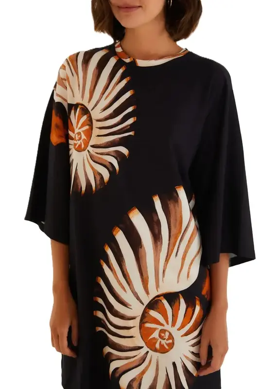 VESTIDO FARM TSHIRT BIG AMONITA