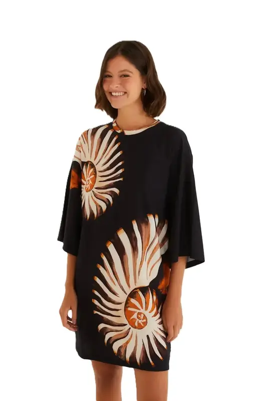 VESTIDO FARM TSHIRT BIG AMONITA