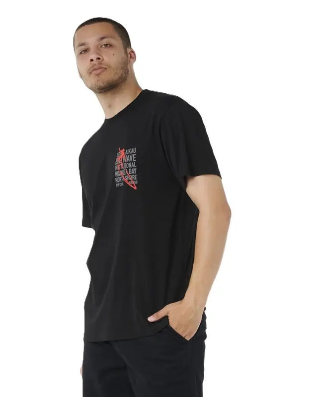 CAMISETA RIP CURL EDDIE WOULD GO PETRO BLACK