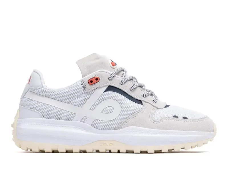 TENIS ÖUS HEVEA DOTS BRANCO AZUL LARANJA
