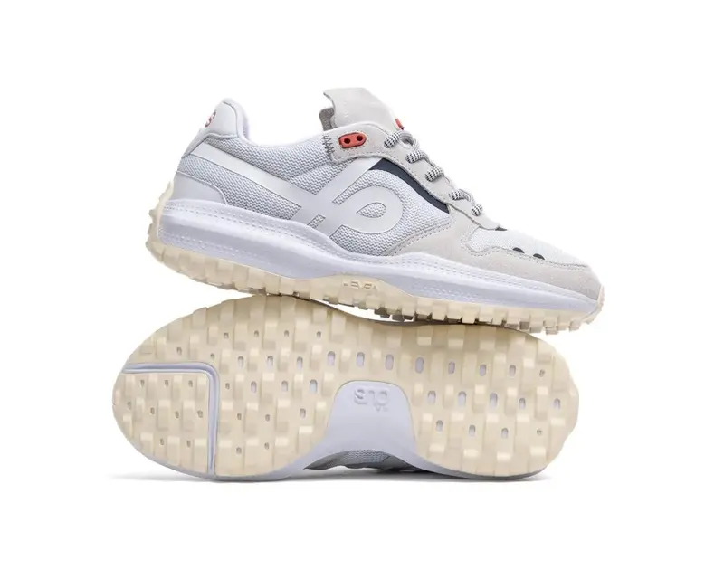 TENIS ÖUS HEVEA DOTS BRANCO AZUL LARANJA