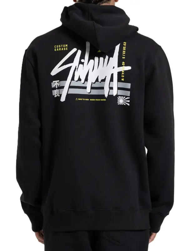 MOLETOM HURLEY X SHIBUYA SIGNATURE BLOCK PARTY PRETO