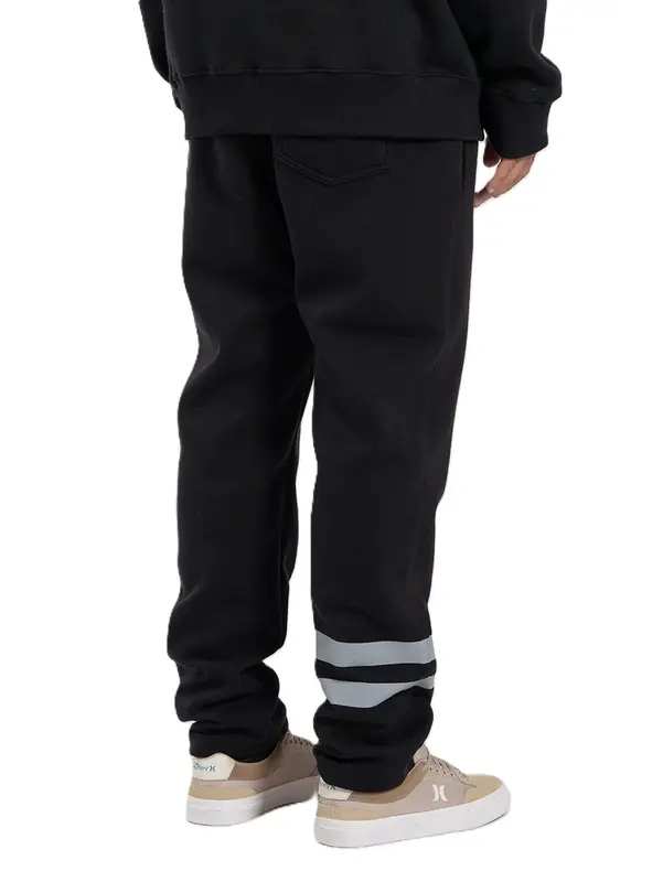 CALCA HURLEY MOLETOM SIGNATURE BLOCK PARTY PRETO
