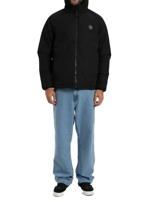 JAQUETA HURLEY EARTH FORRADA PRETO