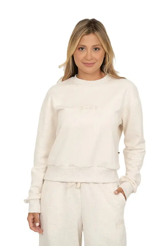 MOLETOM ROXY CARE SUNGLOW OFF WHITE