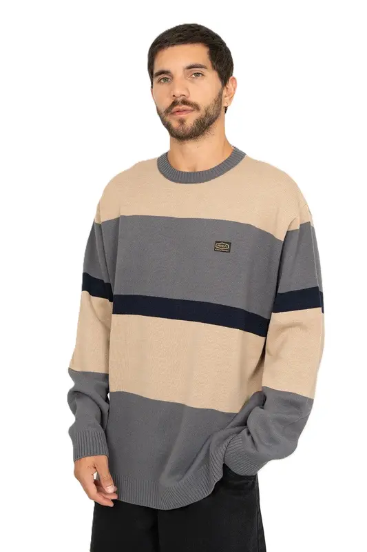 TRICOT RVCA SPINNER CAQUI