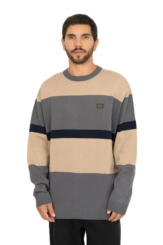 TRICOT RVCA SPINNER CAQUI