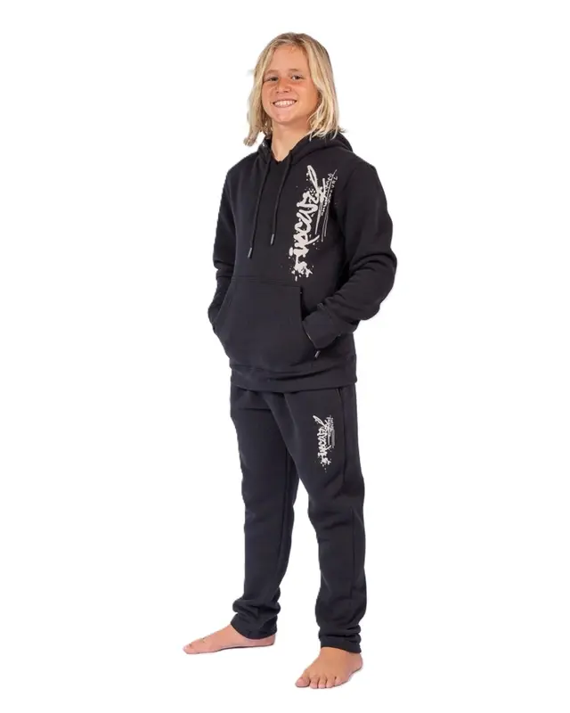 MOLETOM RIP CURL INNER VISIONS HOOD JUVENIL 0090-BLACK