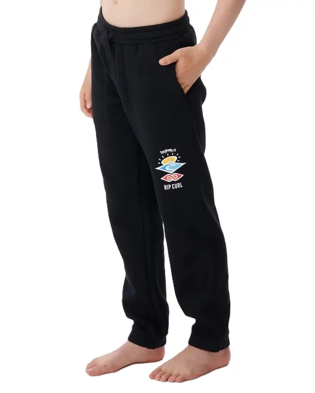 CALCA RIP CURL SEARCH ICON TRACKPANT JUVENIL 0090-BLACK
