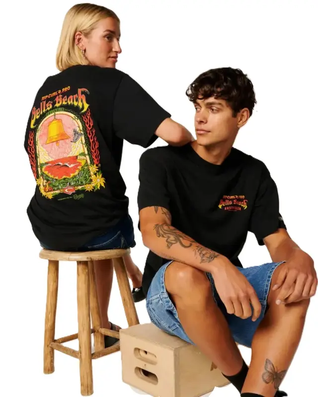 CAMISETA RIP CURL PRO BELLS 26 EVENT 0090-BLACK