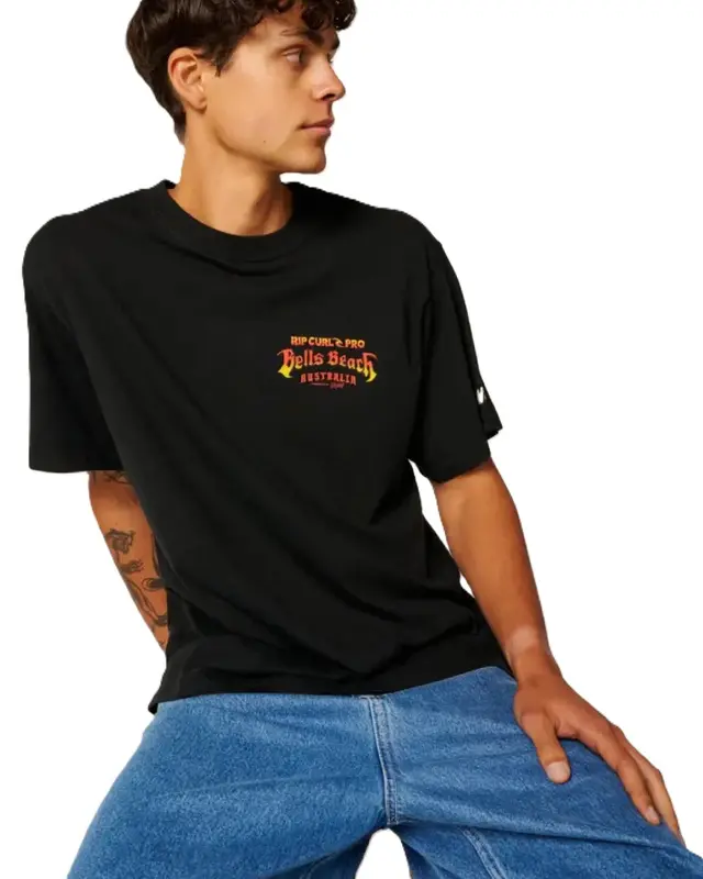 CAMISETA RIP CURL PRO BELLS 26 EVENT 0090-BLACK