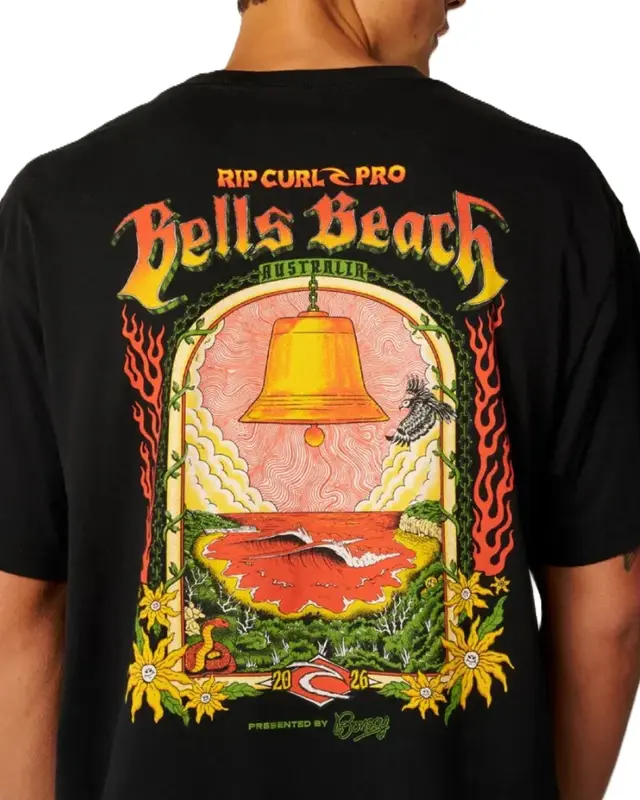 CAMISETA RIP CURL PRO BELLS 26 EVENT 0090-BLACK