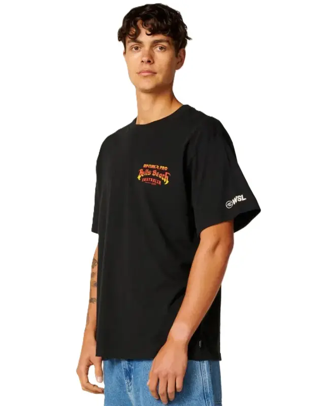CAMISETA RIP CURL PRO BELLS 26 EVENT 0090-BLACK
