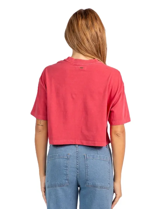 BLUSA RIP CURL CROP HEART 0582-DEEP RED