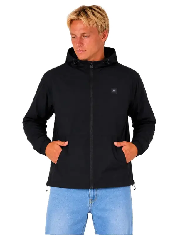 JAQUETA RIP CURL BRAZIL WINDBREAKER 0090-BLACK